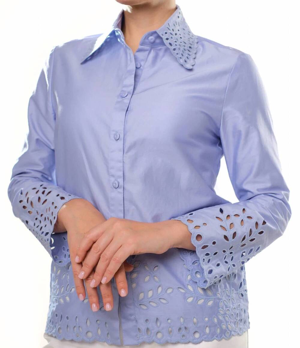 NEW MARIE MERCIE fernanda blouse in blue